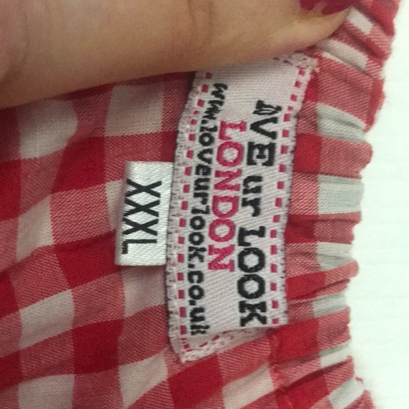 ModCloth Cactus Embroidered Gingham Dress US 16 - Picture 4 of 4